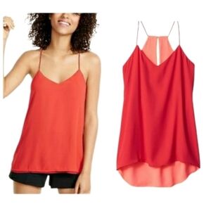 NEW Express Barcelona Reversible Cami in Red and Coral